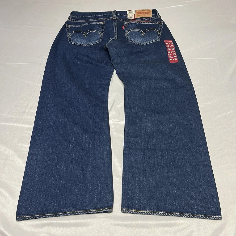 NEW Vintage Levis Type 1 Jeans Size 36x30 Y2K Wide Leg Baggy Real Loose Skater